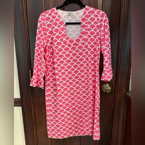 Katherine Way Pink Geo Dress